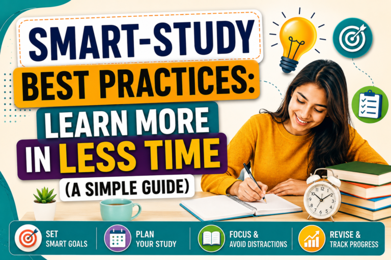 Smart-Study Best Practices: Learn More in Less Time (A Simple Guide)