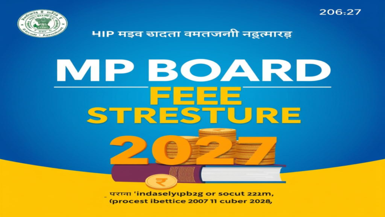 MPBSE Fee Structure & Subject Correction 2027 — Comp…